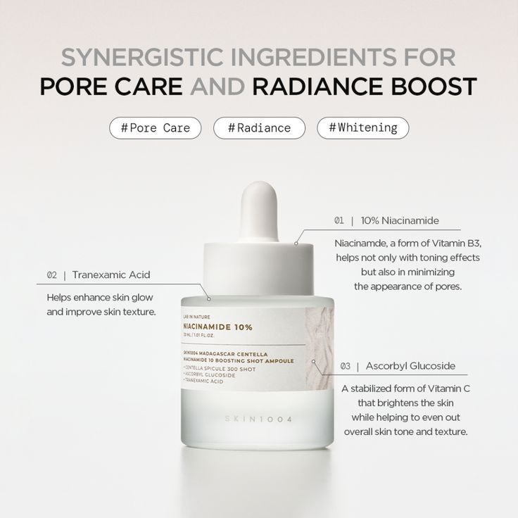 SKIN1004 Niacinamide 10 Boosting Shot -High-Power Brightening Ampoule Serum