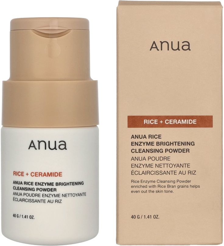 Anua heartleaf enzyme brightening cleansing powder